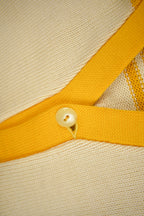 Vintage 1950s St.Ignatius Letterman Knit Cardigan Sweater