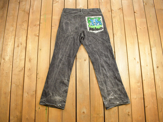 Vintage 1990s PNB Nation Denim Jeans Size 35 x 34