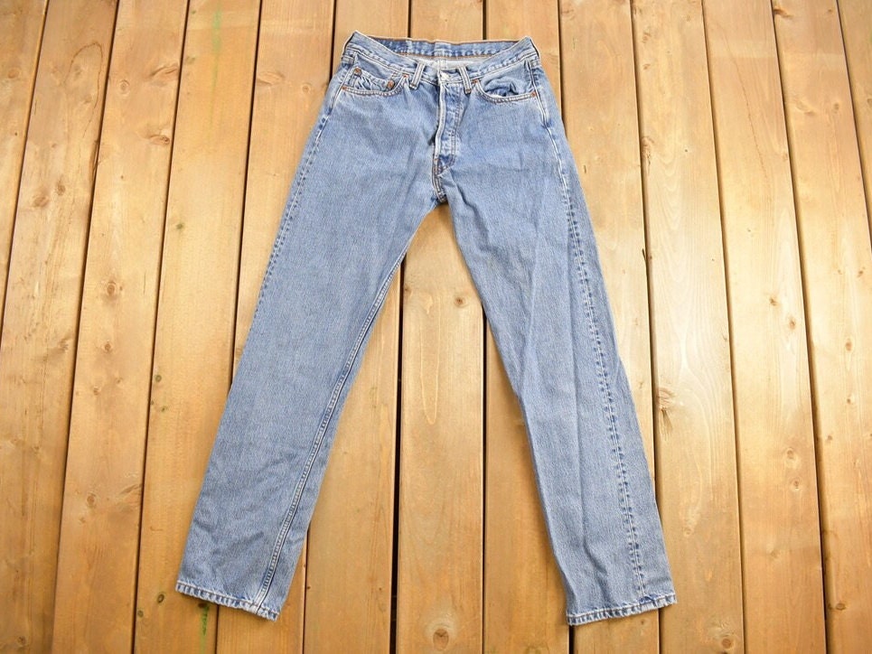 Vintage 1990s Levi's 501 Regular Fit Straight Leg Jeans Size 29 x 29