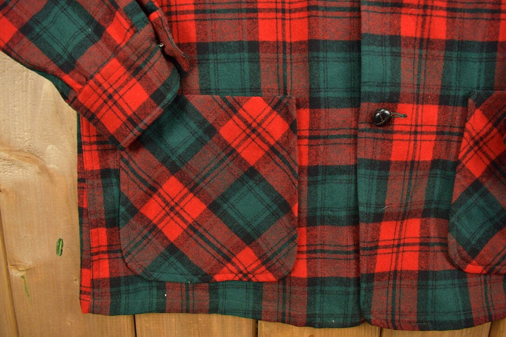 Vintage 1960s Pendleton Woolen Mills Vintage Button Up Blazer Shirt