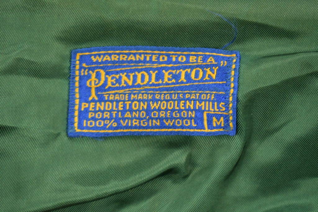 Vintage 1960s Pendleton Woolen Mills Vintage Button Up Blazer Shirt