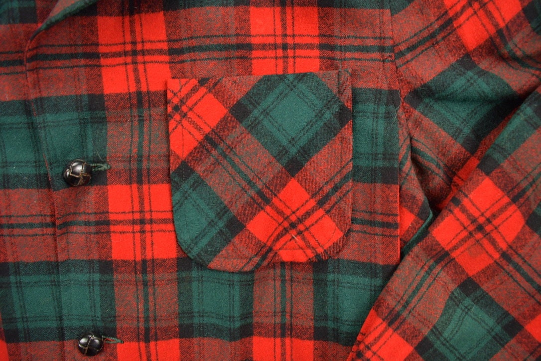 Vintage 1960s Pendleton Woolen Mills Vintage Button Up Blazer Shirt