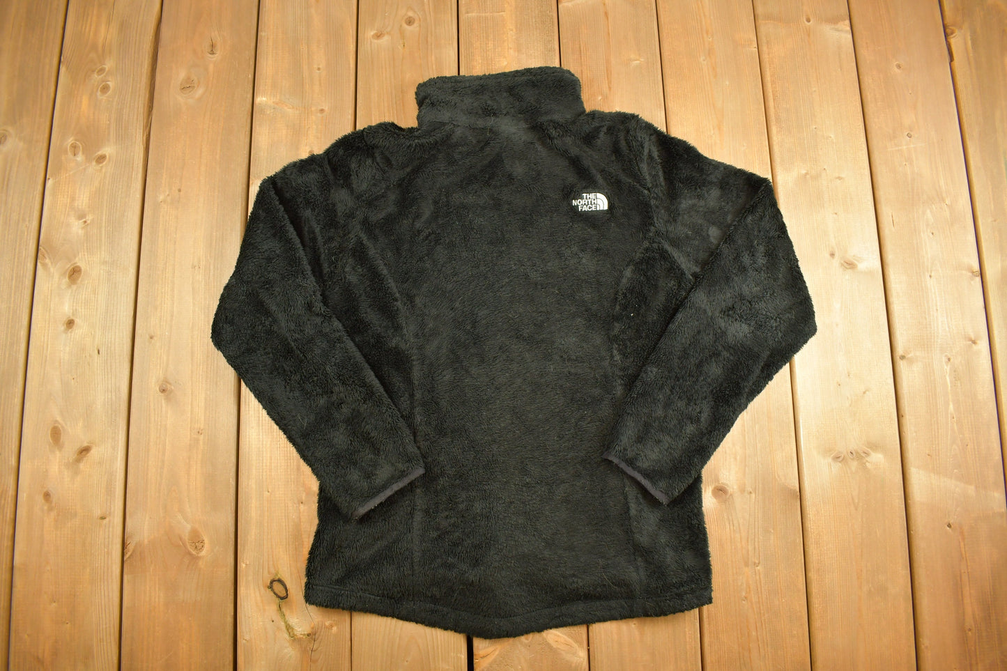 Vintage 1990s The North Face Black Women's Fleece Sweater