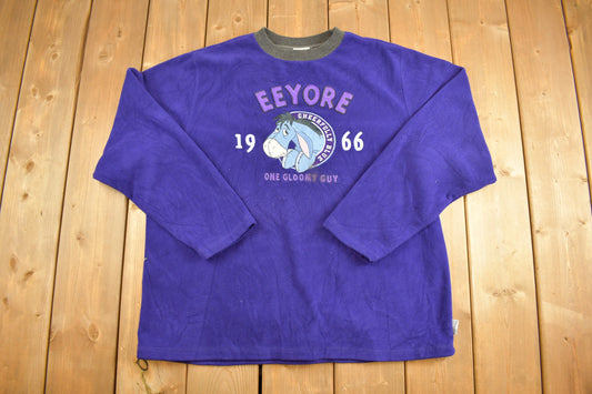 Vintage 1990s Disney Eeyore Fleece Crewneck