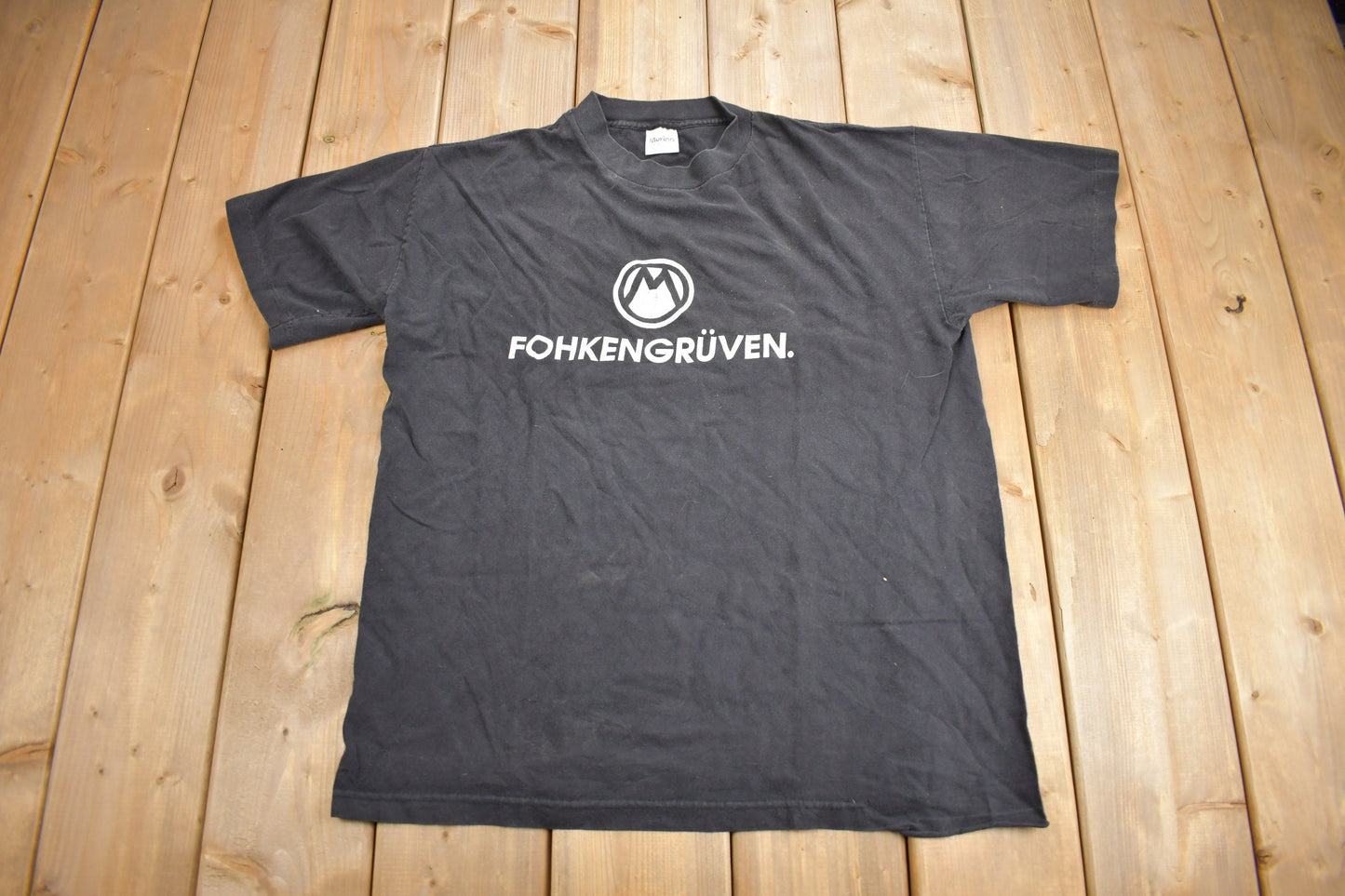 Vintage 1990s FOHKENGRÜVEN Graphic T Shirt