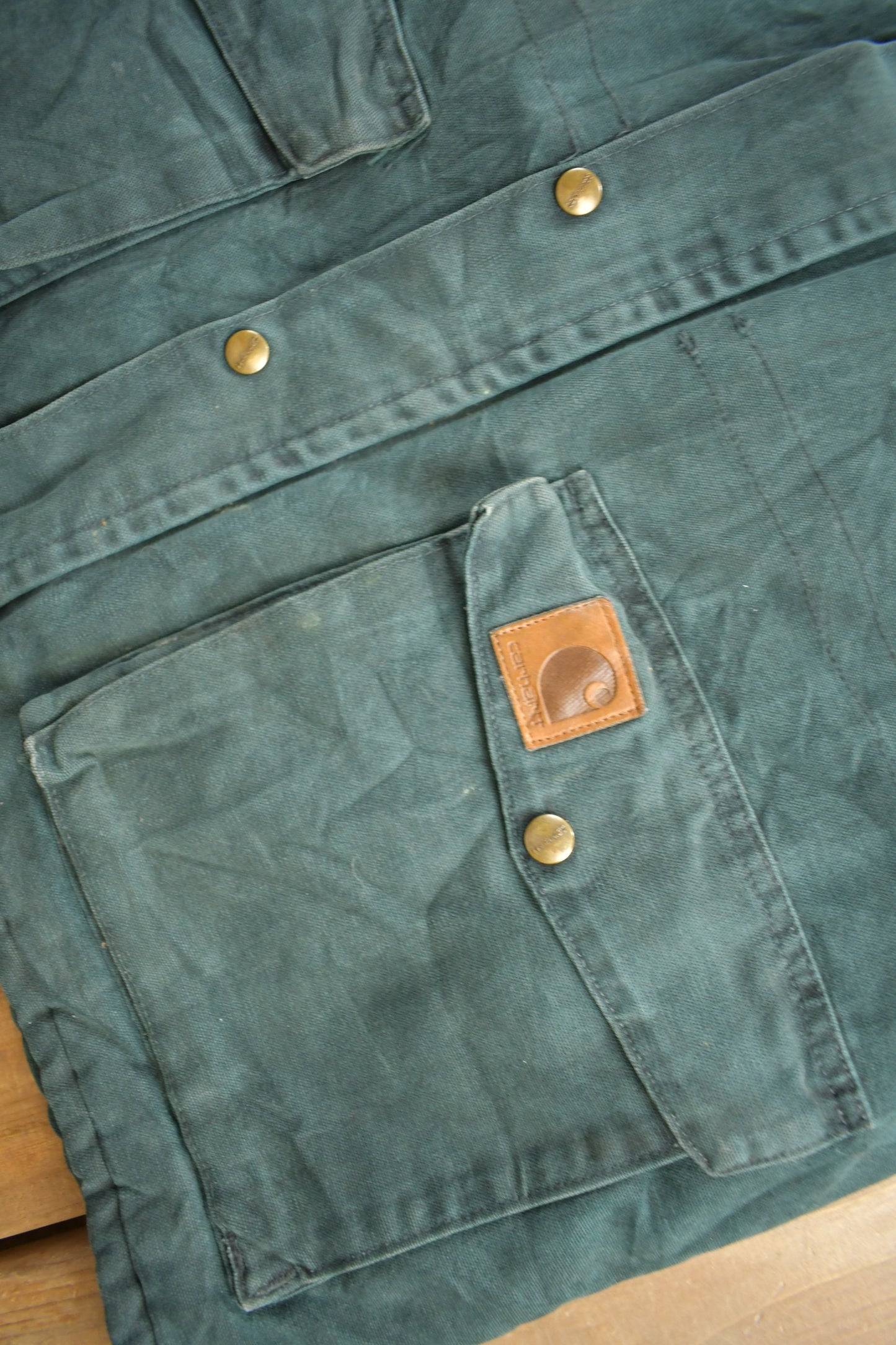 Vintage 1990s Carhartt Green Ranch Coat