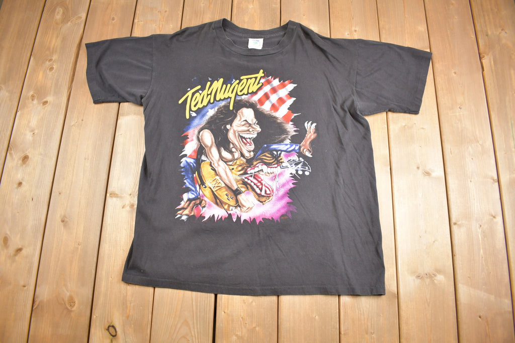 Vintage 1990s Ted Nugent Whiplash Bash T-Shirt