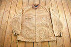 Vintage 1980s Carhartt Blanket Lined Chore Coat
