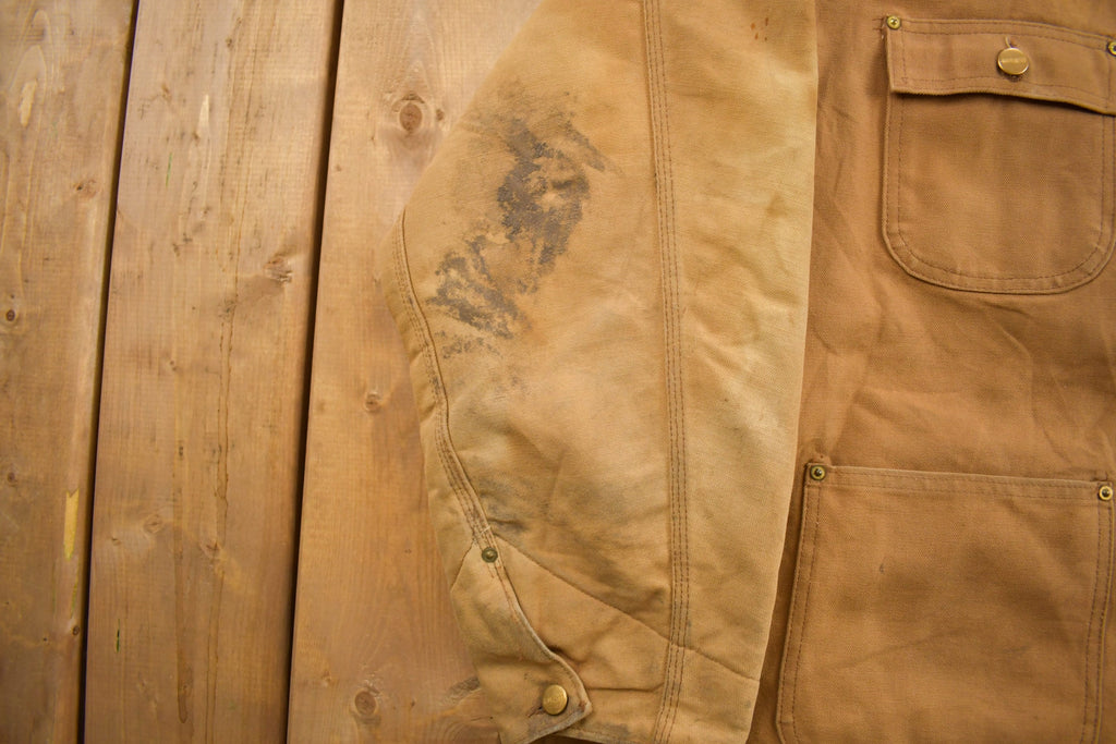 Vintage 1980s Carhartt Blanket Lined Chore Coat