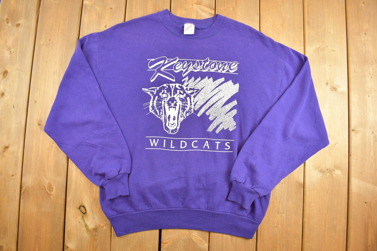 Vintage 1990s Ohio Keystone Wildcats Crewneck Sweatshirt