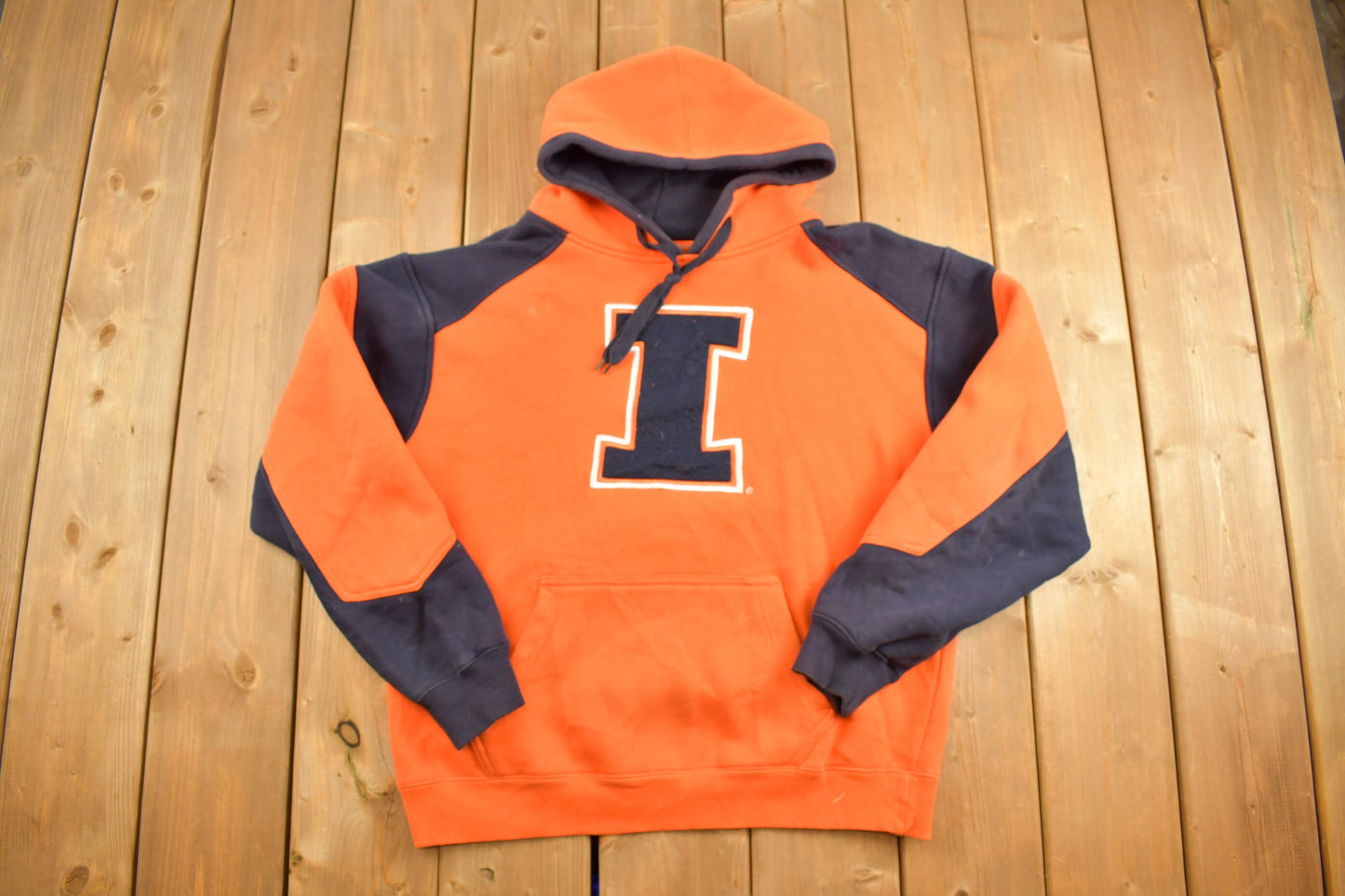 Vintage Illinois University Collegiate Hoodie