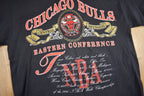 Vintage 1991 Chicago Bulls NBA Embroidered T Shirt Single Stitch