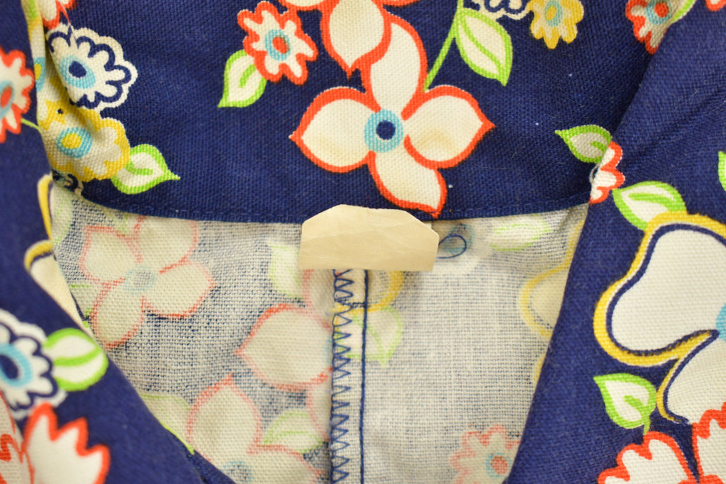 Vintage 1960s Floral Sleeveless Dress