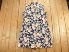 Vintage 1960s Floral Sleeveless Dress