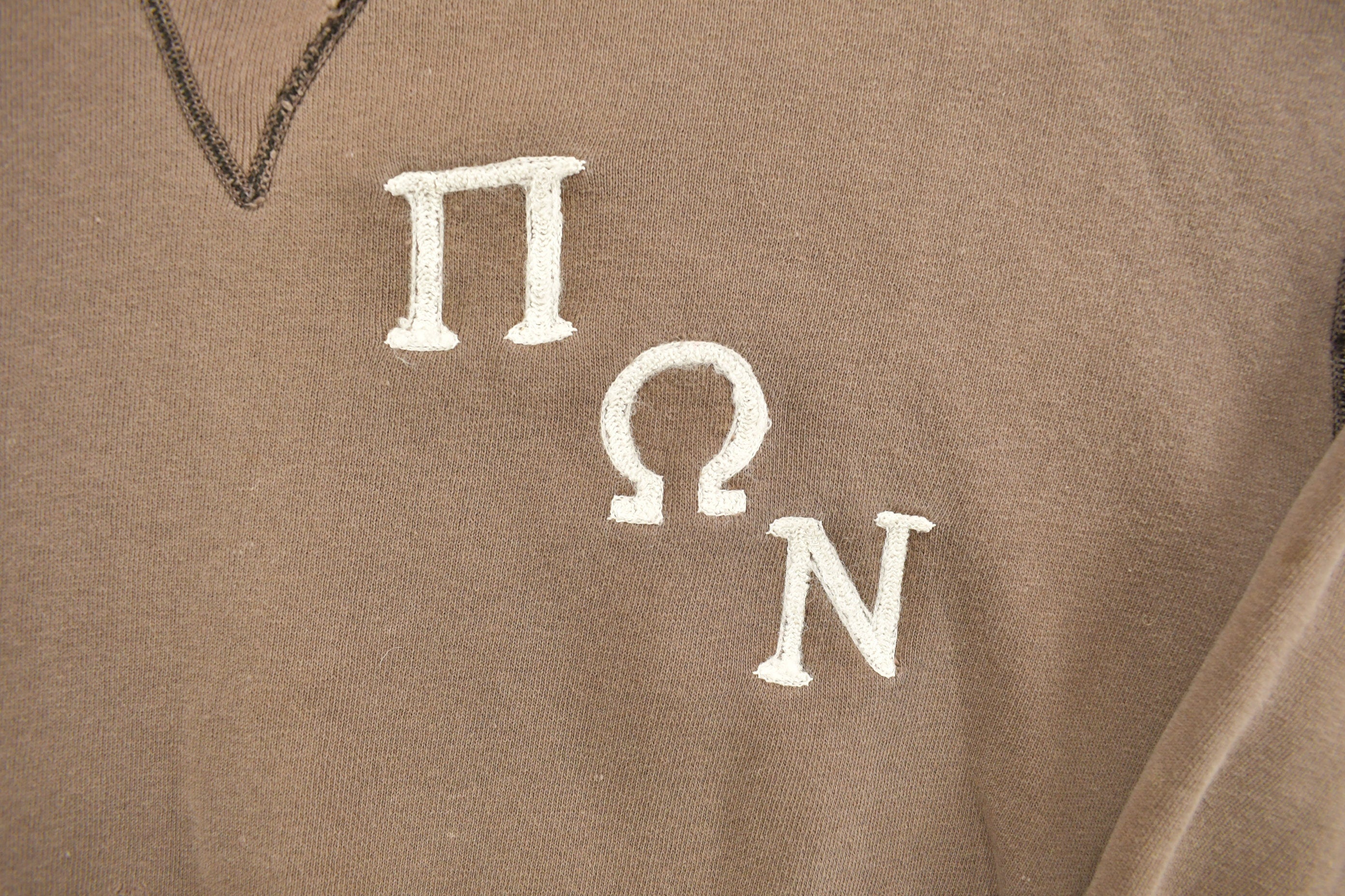Vintage 1950s Embroidered Varsity Crewneck
