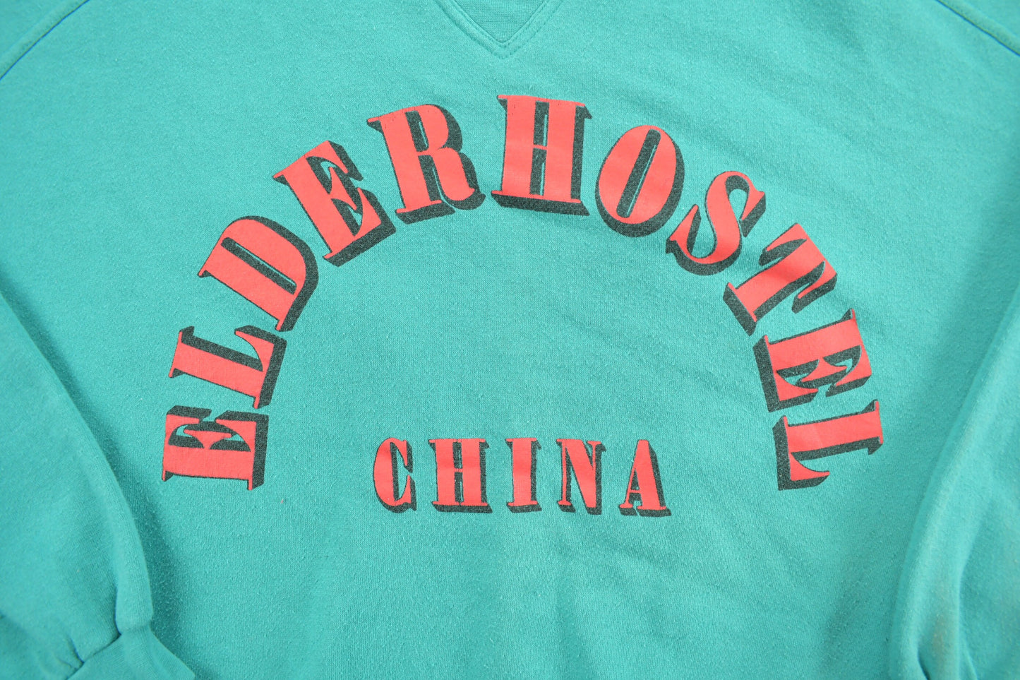 Vintage 1980s Elderhostel China Crewneck Sweatshirt / Road Scholar / Ling Hua / Vintage Pullover / Travel Sweater / Tourist