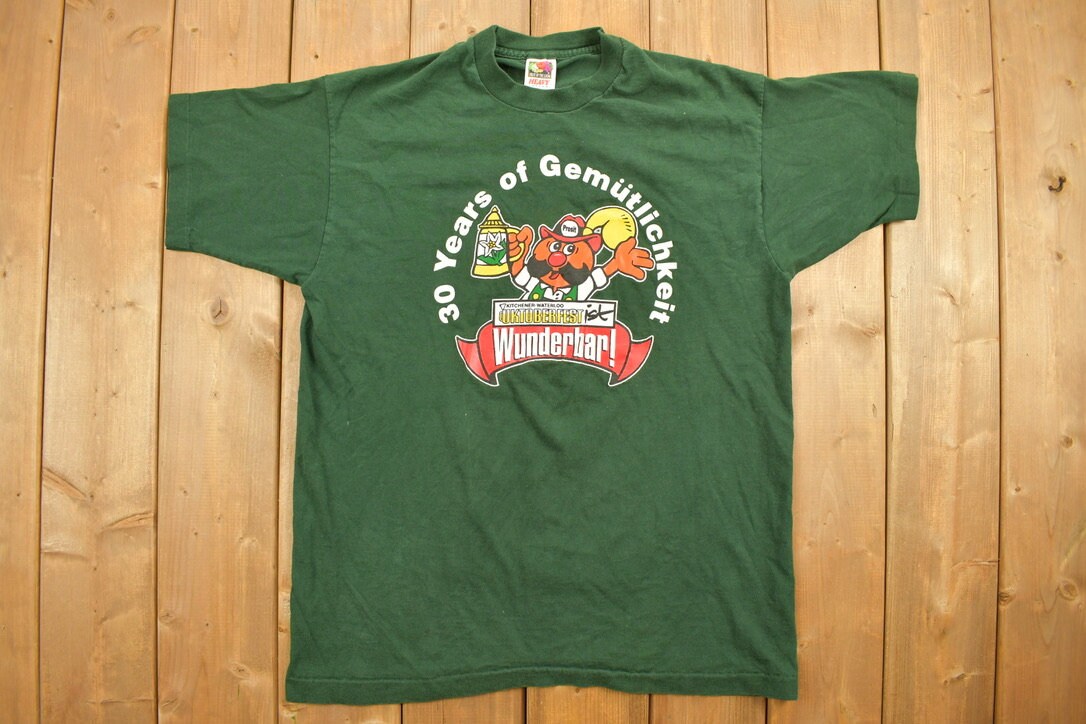 Vintage 1990s 30 Years Kitchener Waterloo Oktoberfest Graphic T-Shirt