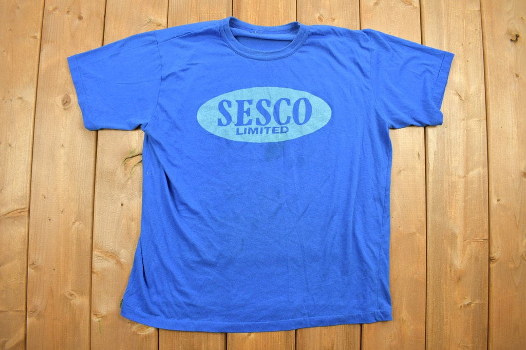 Vintage 1980s Sesco Limited Logo Graphic T-Shirt