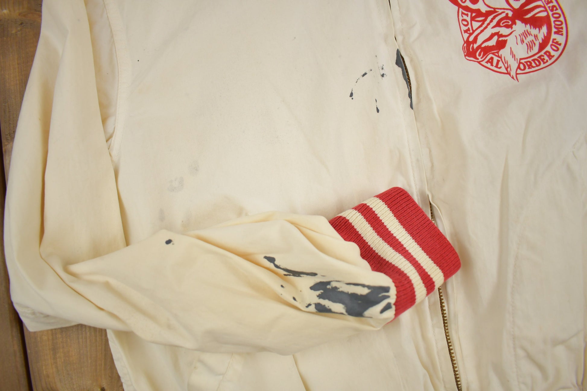 Vintage 1950s Loyal Order of Moose Champion Bomber Jacket