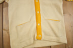 Vintage 1950s St.Ignatius Letterman Knit Cardigan Sweater