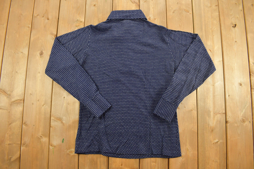 Vintage 1970s Gary Reed Button Up Polyester Shirt