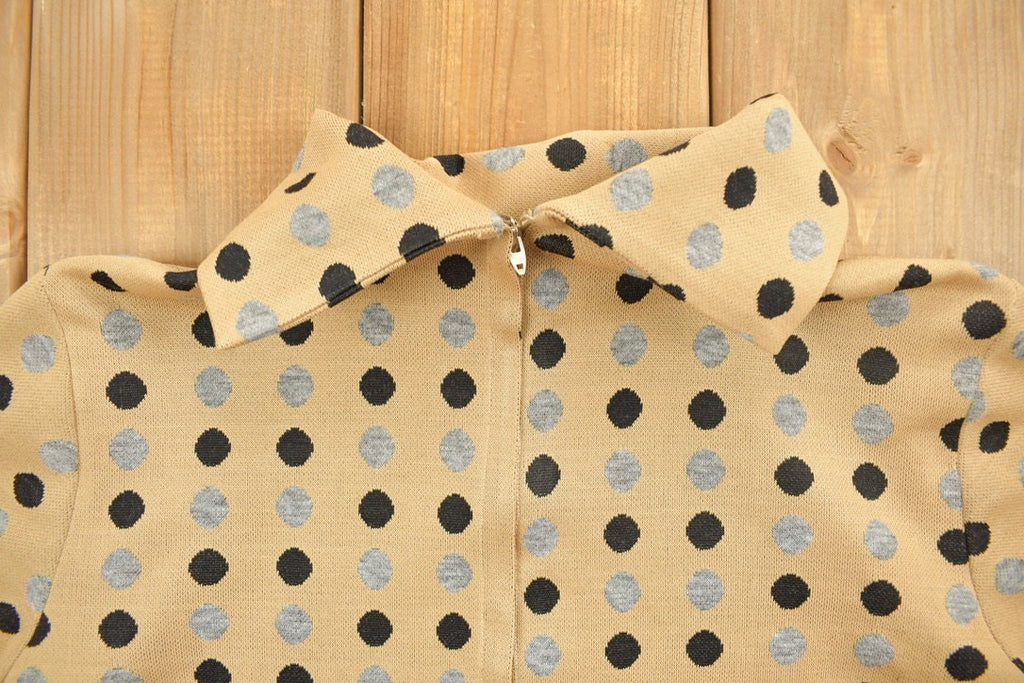 Vintage 1960s Balloon Sleeve Tunic Blouse