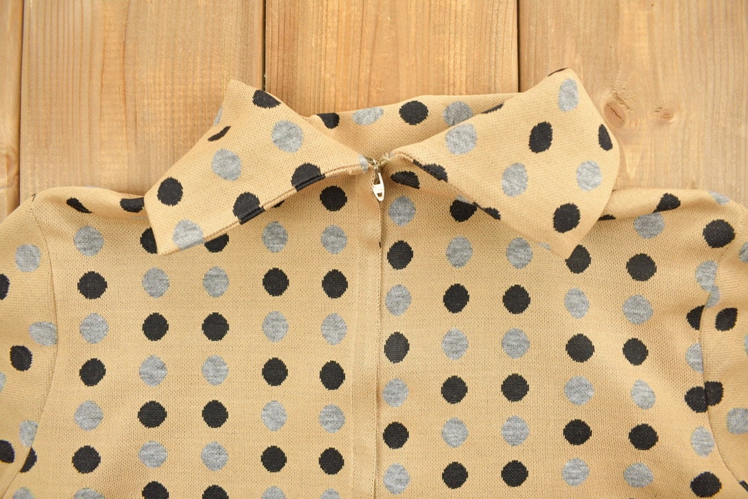 Vintage 1960s Balloon Sleeve Tunic Blouse