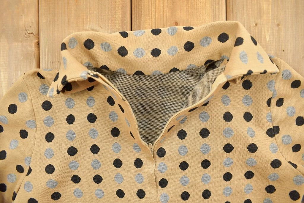 Vintage 1960s Balloon Sleeve Tunic Blouse