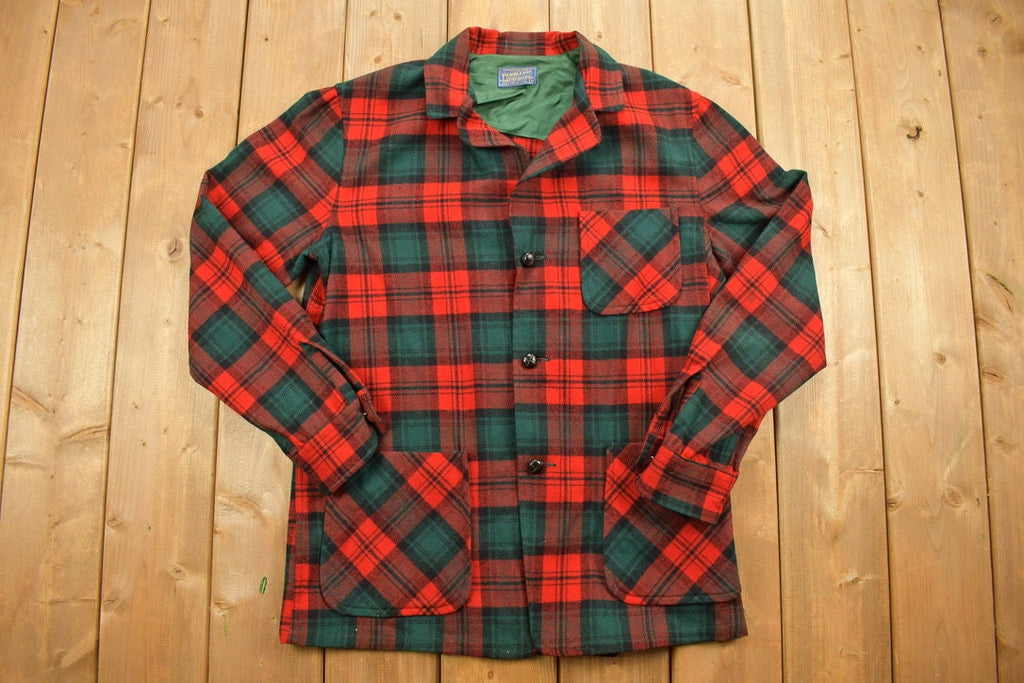 Vintage 1960s Pendleton Woolen Mills Vintage Button Up Blazer Shirt