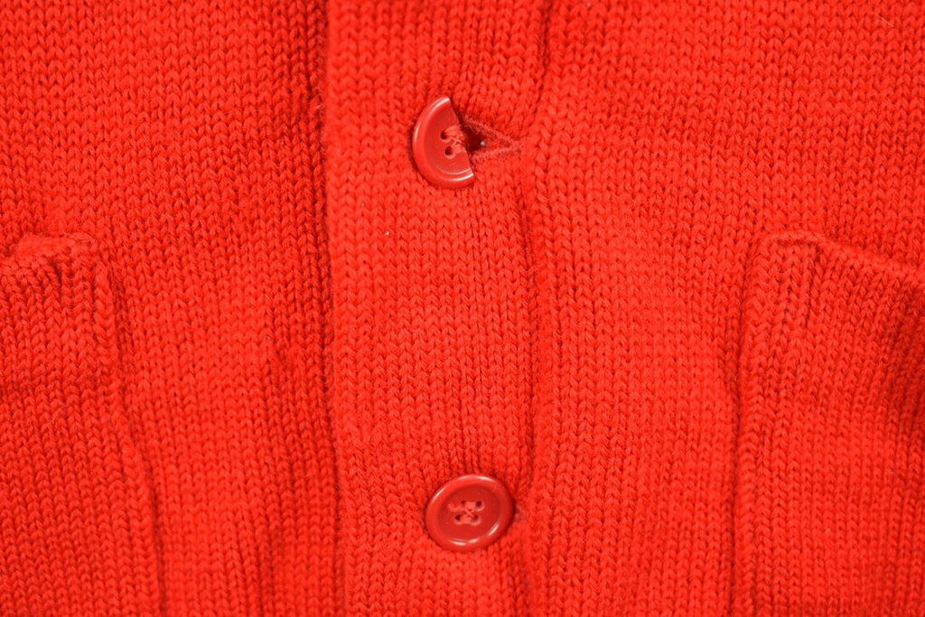 Vintage 1950s St. A Basketball Letterman Knit Cardigan Sweater