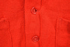Vintage 1950s St. A Basketball Letterman Knit Cardigan Sweater