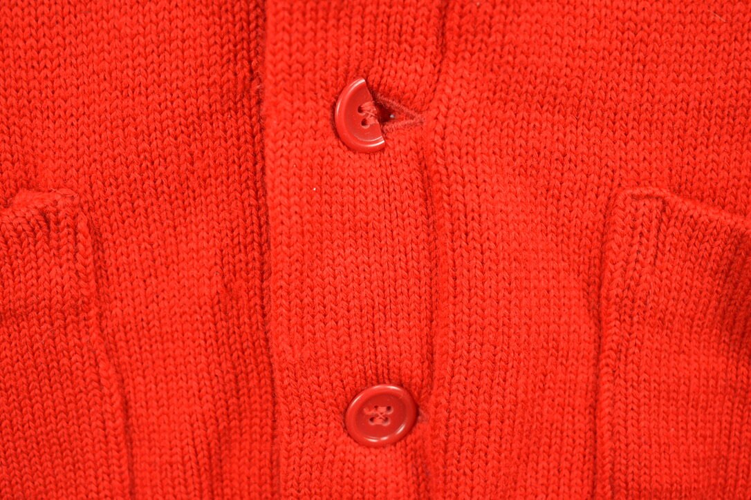 Vintage 1950s St. A Basketball Letterman Knit Cardigan Sweater