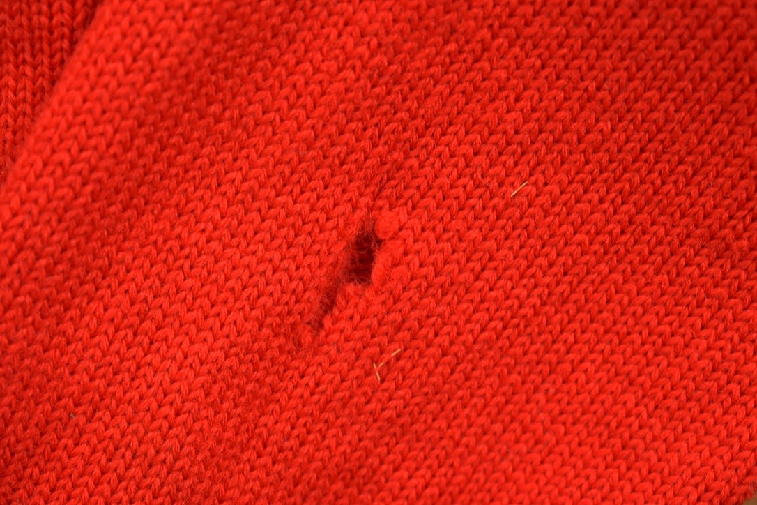 Vintage 1950s St. A Basketball Letterman Knit Cardigan Sweater