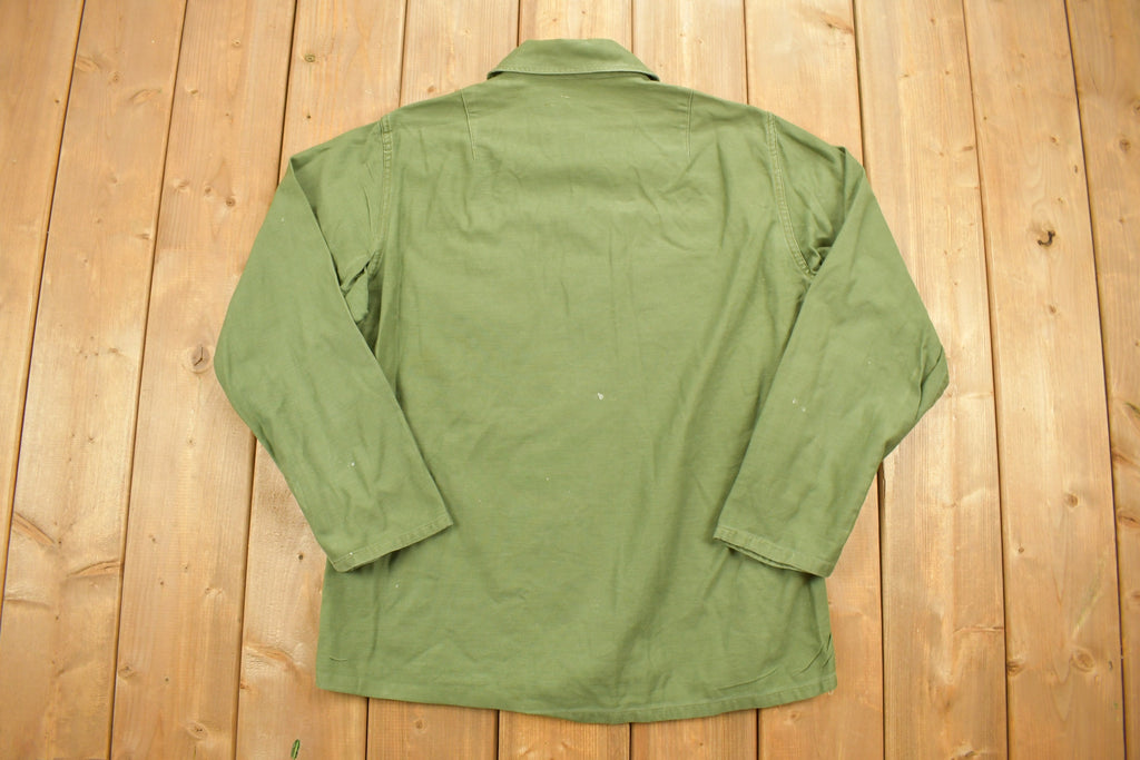 Vintage 1960s USAF Academy Military OG - 107 Shirt