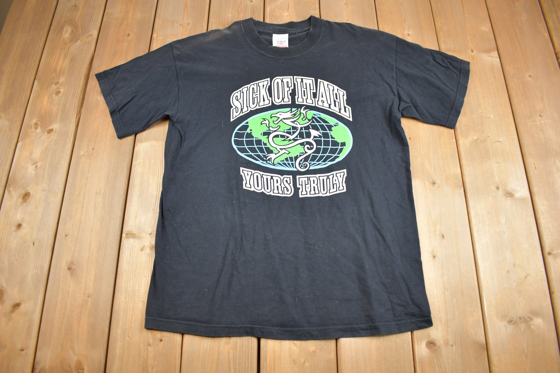 Vintage 1990s Sick Of It All Yours Truly T-Shirt