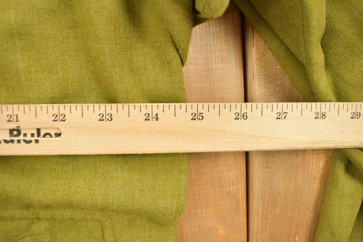 Vintage 1970s Green Zip Up Jacket