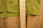 Vintage 1970s Green Zip Up Jacket