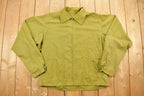 Vintage 1970s Green Zip Up Jacket