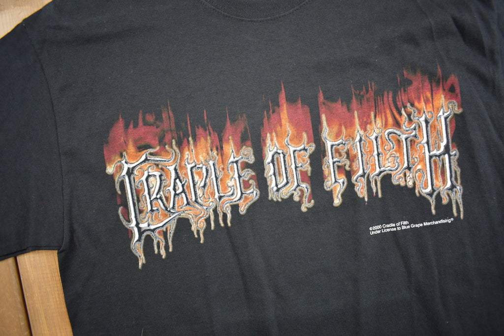 Vintage 2000 Cradle Of Filth Rock Band Tee