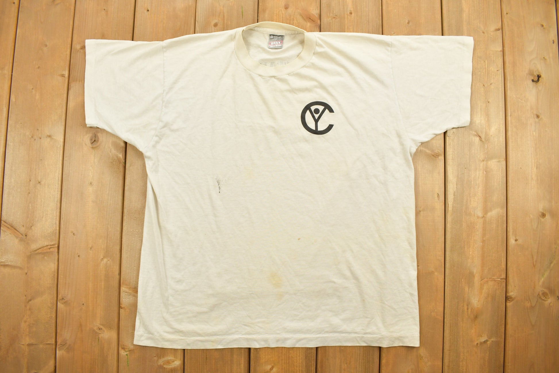 Vintage 1990s NYCC Staff Graphic T-Shirt