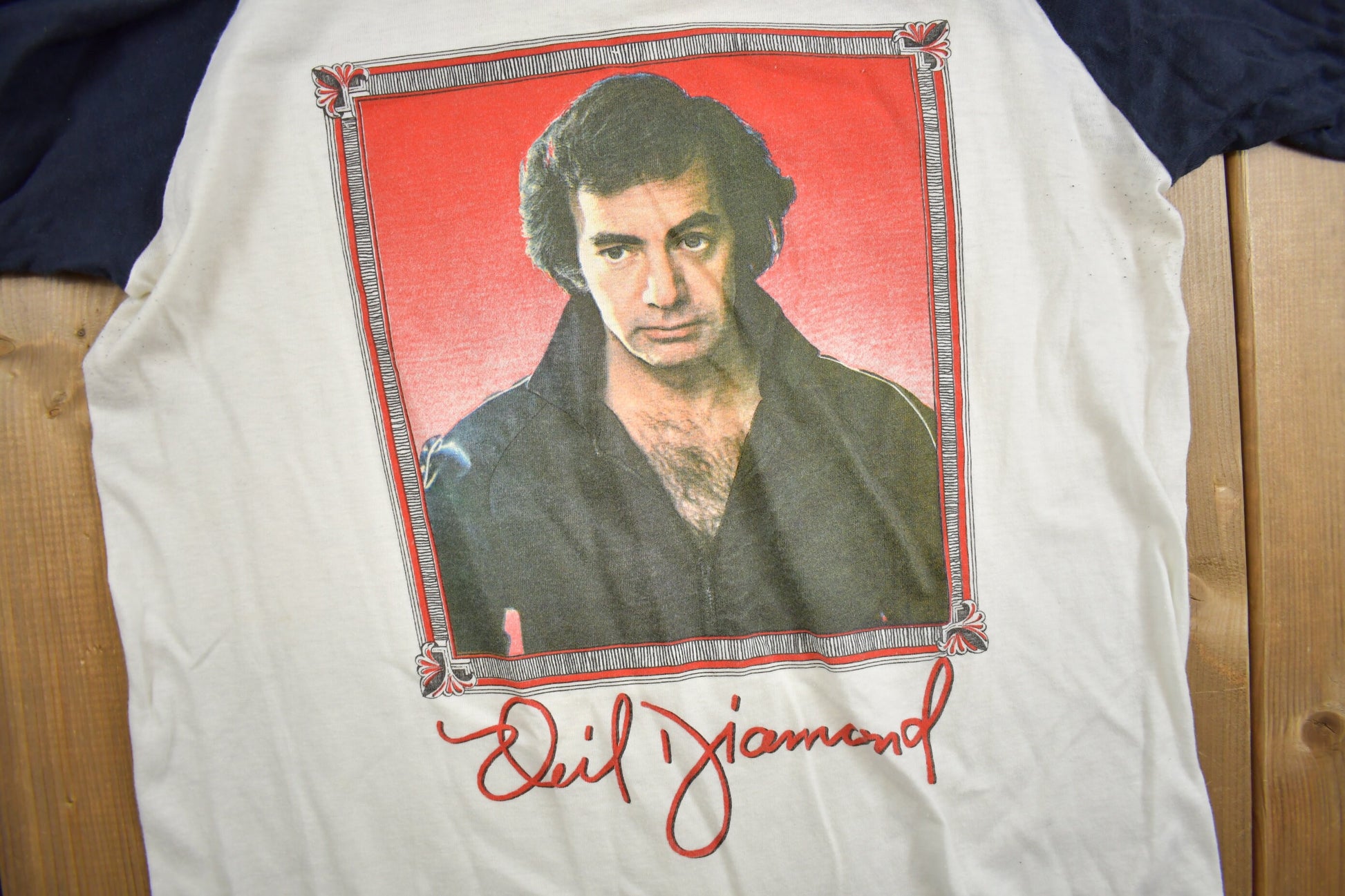 Vintage 1982 Neil Diamond Fall Tour Raglan Band T-Shirt