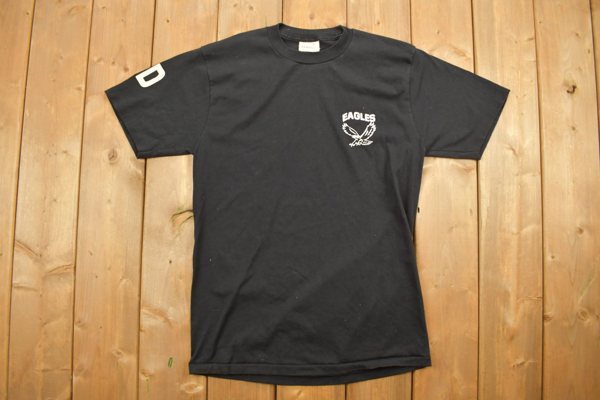 Vintage 1980s Pemmans Eagles AD T-Shirt