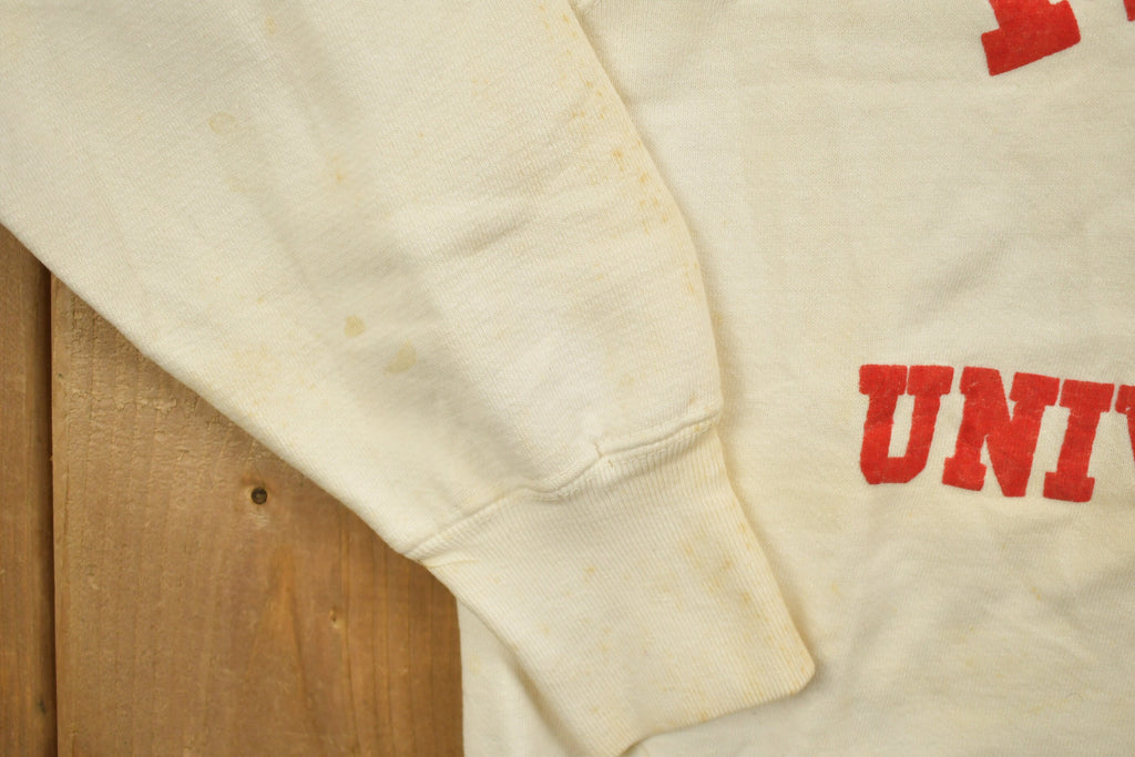 Vintage 1950's University of Miami Frock Print Collegiate Crewneck