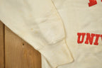 Vintage 1950's University of Miami Frock Print Collegiate Crewneck