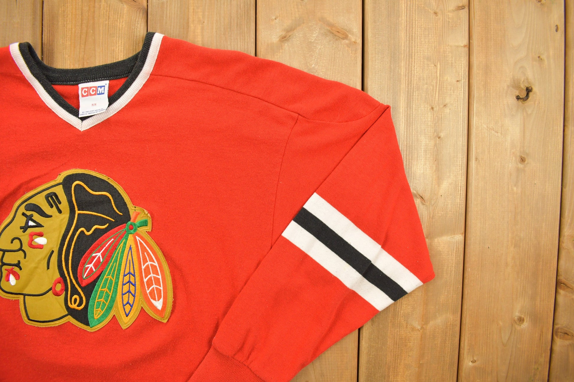 Vintage 1990s Chicago Blackhawks NHL Hockey Jersey