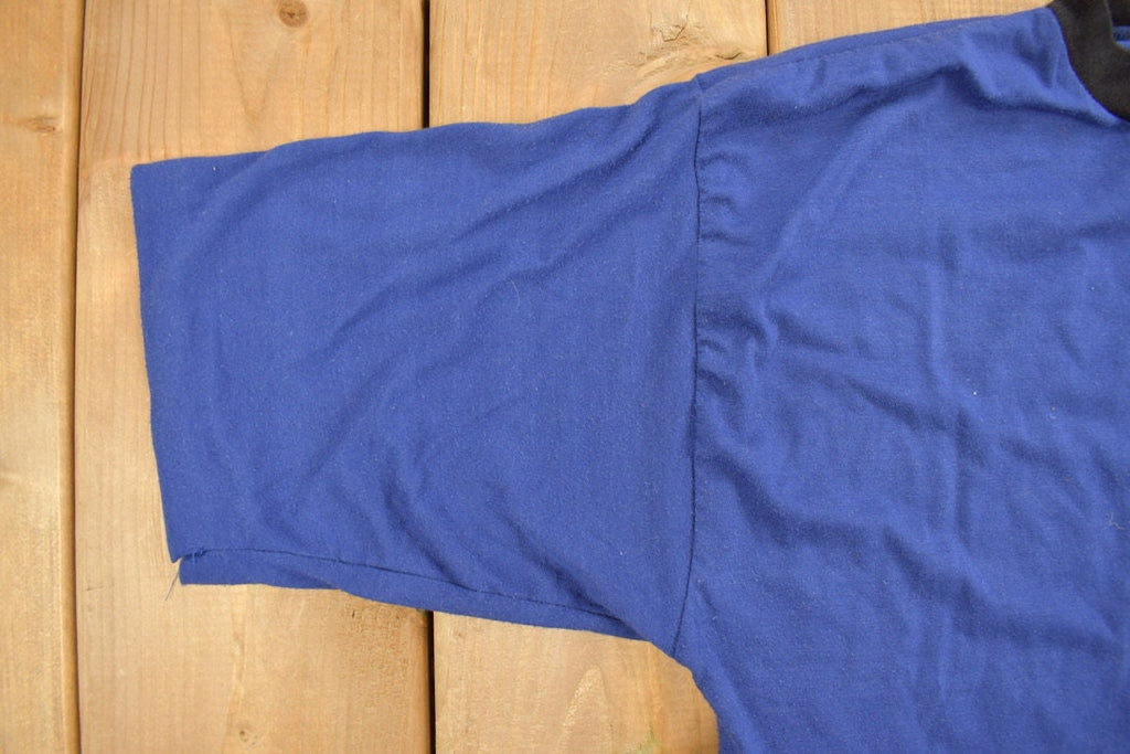 Vintage 1980s Captains Snooker Club Ringer T-Shirt