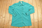 Vintage 1970s Allison Daley Blank Button Up Shirt