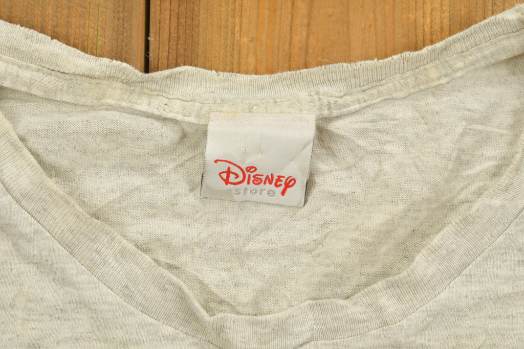 Vintage 1990s "Mornings Make Me Smile" Disney Cartoon Promo T-Shirt