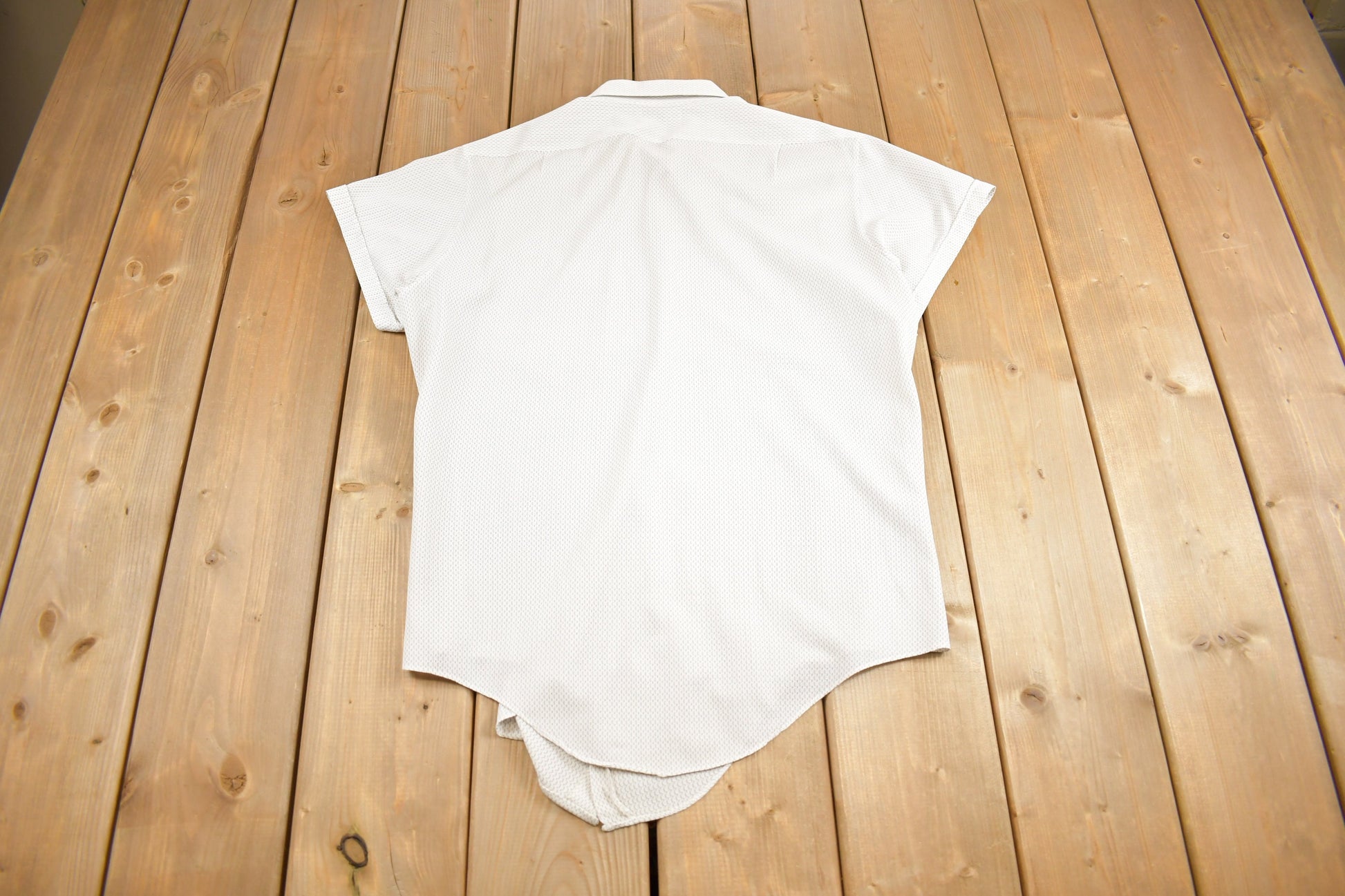 Vintage 1970s K Mart Women's Knit Dress Shirt