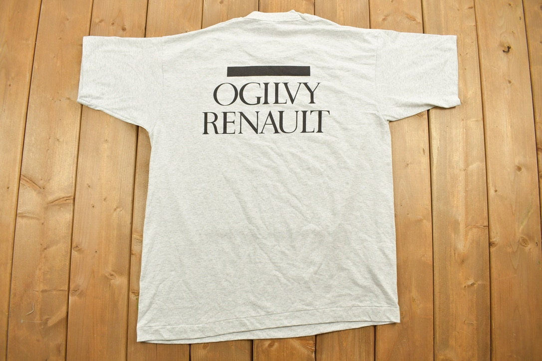 Vintage 1990s Ogilvy Renault Law Firm Graphic T-Shirt